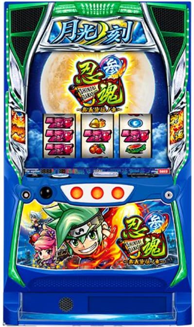 忍魂スマスロ公式イメージ – 月光ノ刻AT搭載の和風スロット